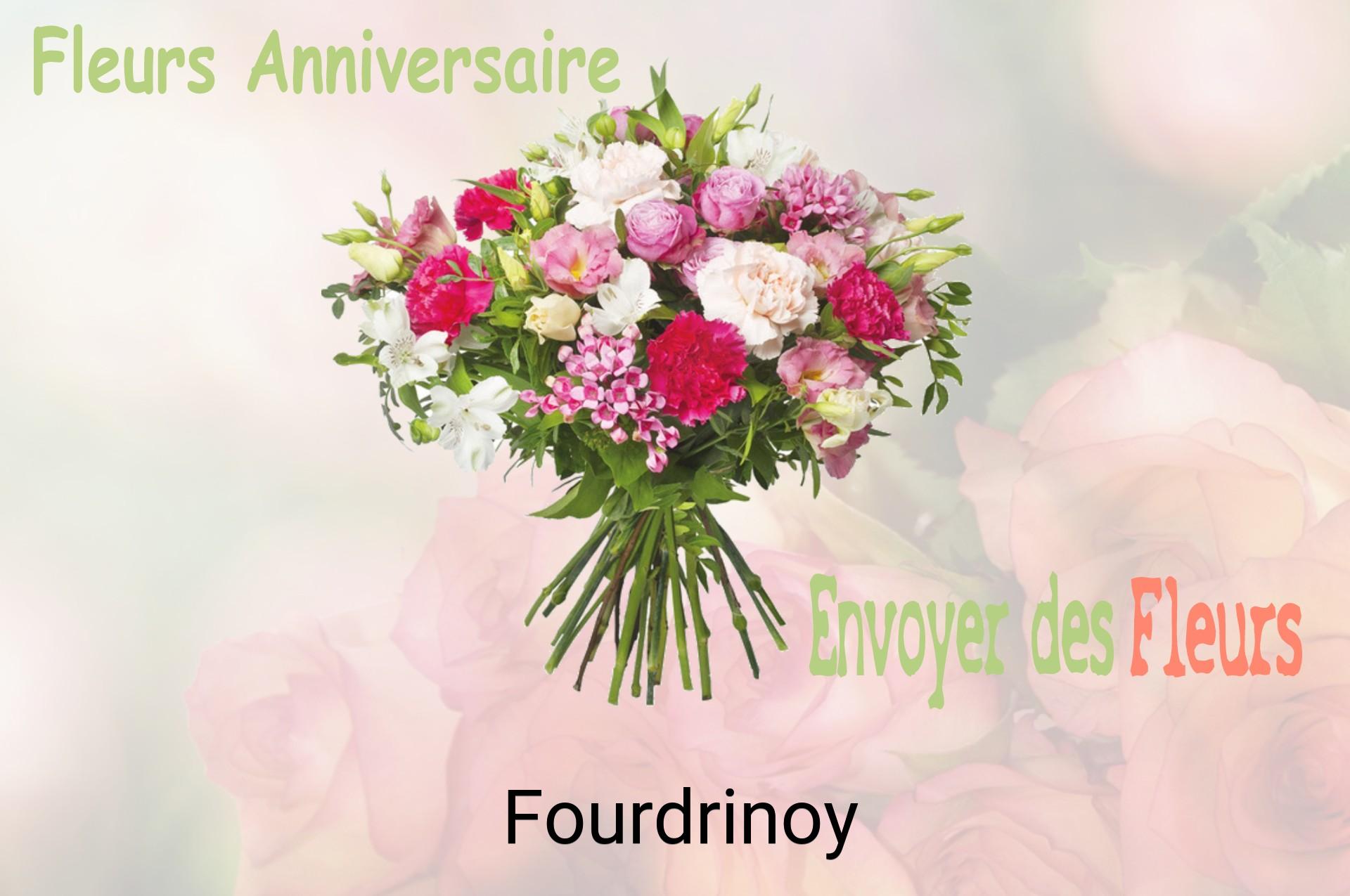 Bouquet de fleurs d’anniversaire livré à Fourdrinoy