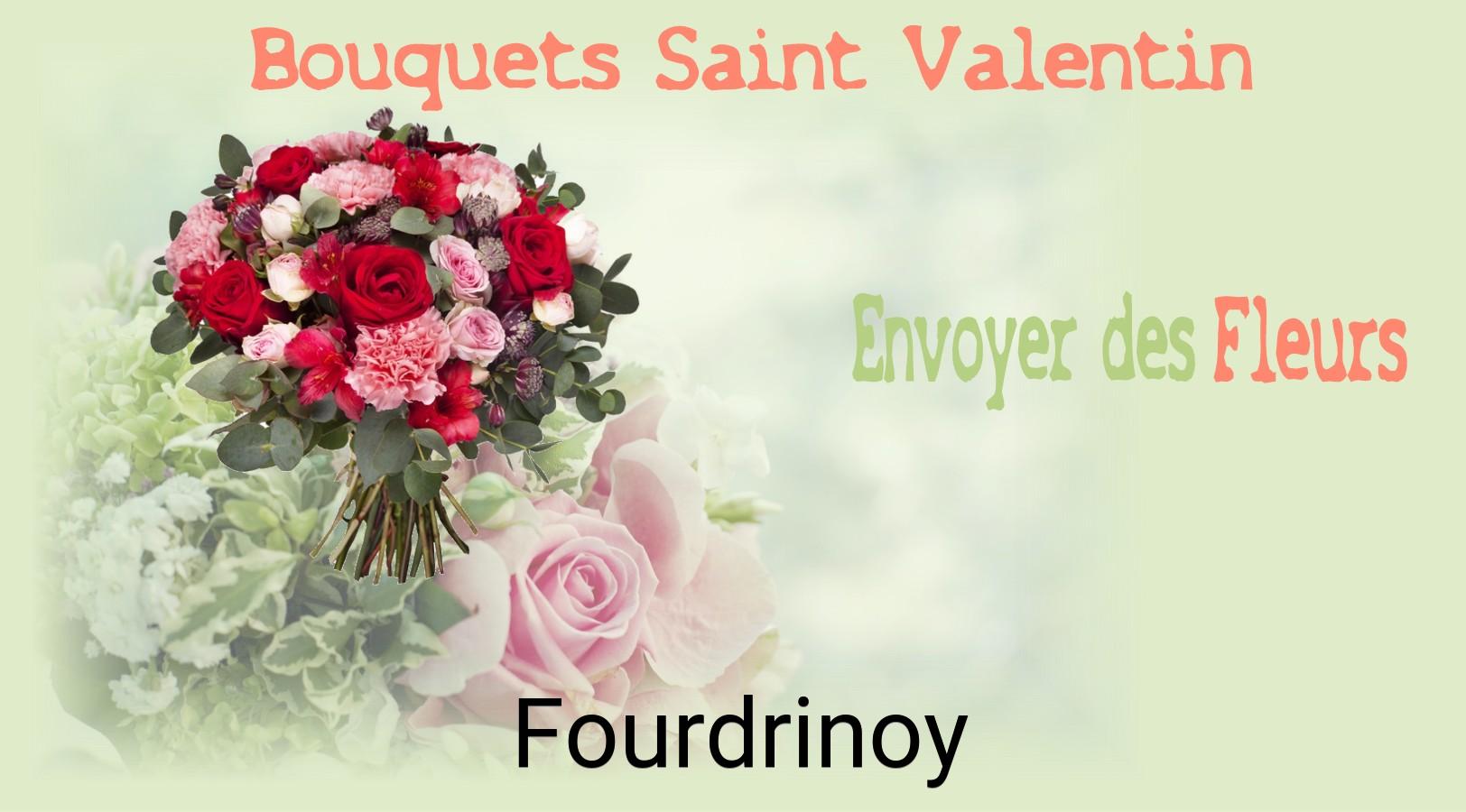 Roses de Saint-Valentin livrées à Fourdrinoy